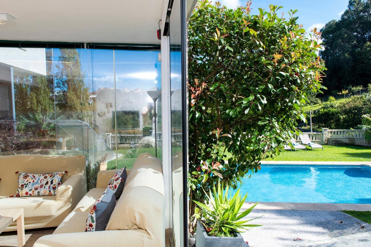Villa Casa El Castañal con Piscina Privada Vigo Exterior foto