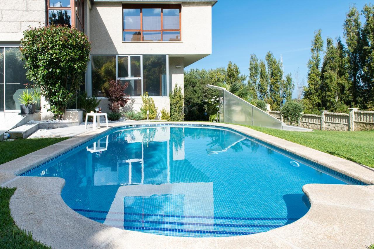 Villa Casa El Castañal con Piscina Privada Vigo Exterior foto
